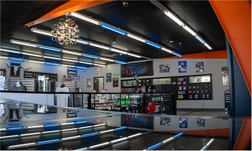 Interior of Primal Dispensary in Oklahoma City near Will Rogers Airport